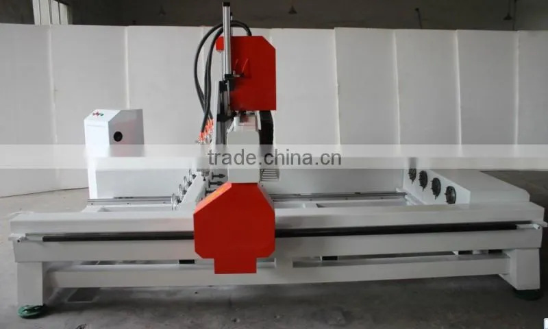 4 Axis 4 Spindles CNC Carver Router for Flat & Cylinder Material 1300*2500mm ZK-1325-4