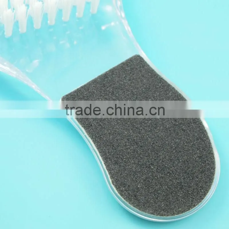 Double use with nail brush feet callus removal tool