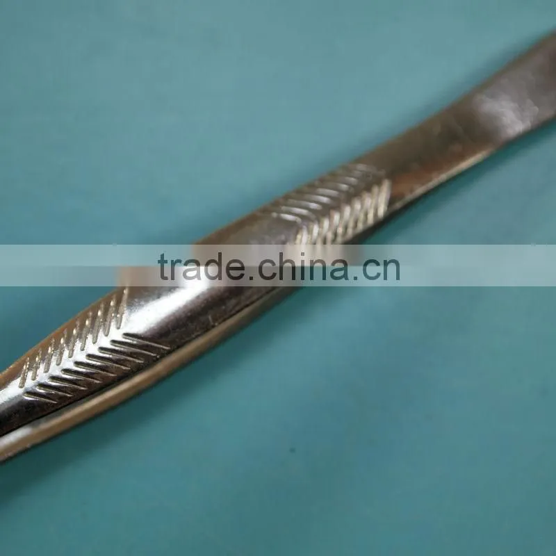 MJ-96 Stainless steel flat tip esd stainless steel tweezer