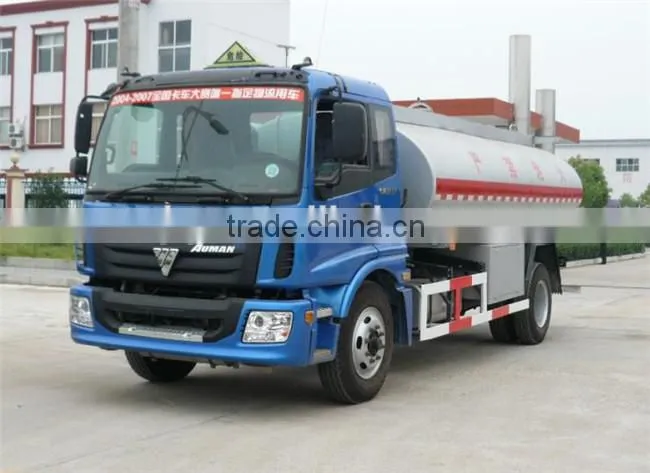 Aumen Auman mini oil truck Russia 16000 lit Litres Literes fuel tank truck