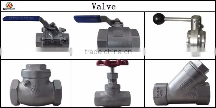 KH check valve from 1/8-4inch with bsp npt thread end