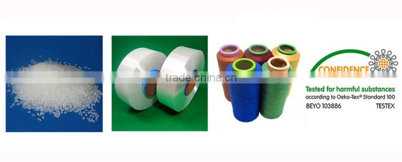 2016 newest cationic and disperse yarn, polyester cationic yarn, melange heather yarn