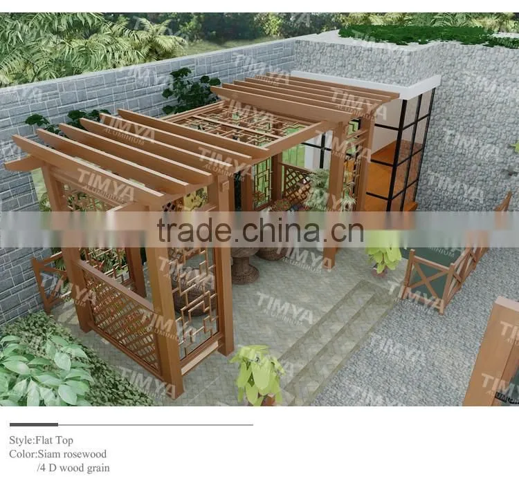 2015 hot sale outdoor pergola cover designs supplier