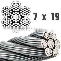 7x19 Stainless steel wire rope