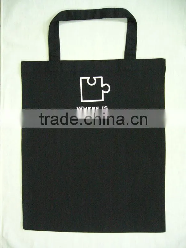 cotton canvas custom silk sreen printed canvas tote bag