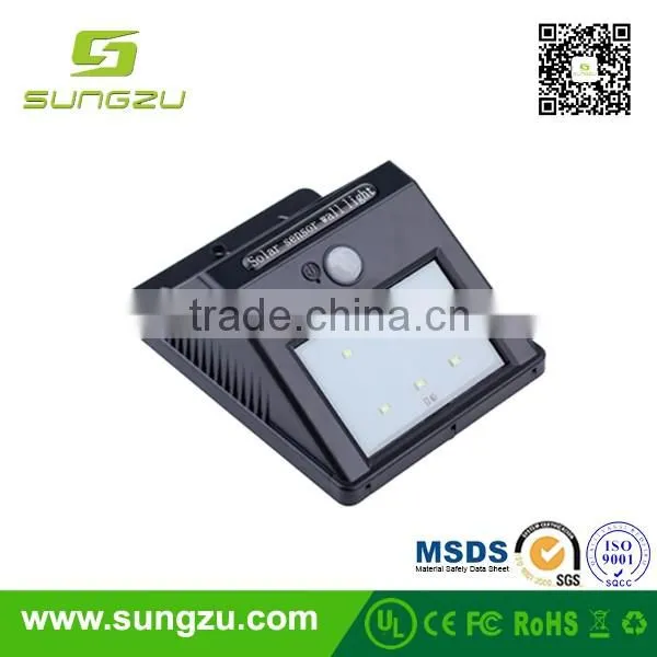 1w IP65 portable street sensor solar light led in 120lm lumen