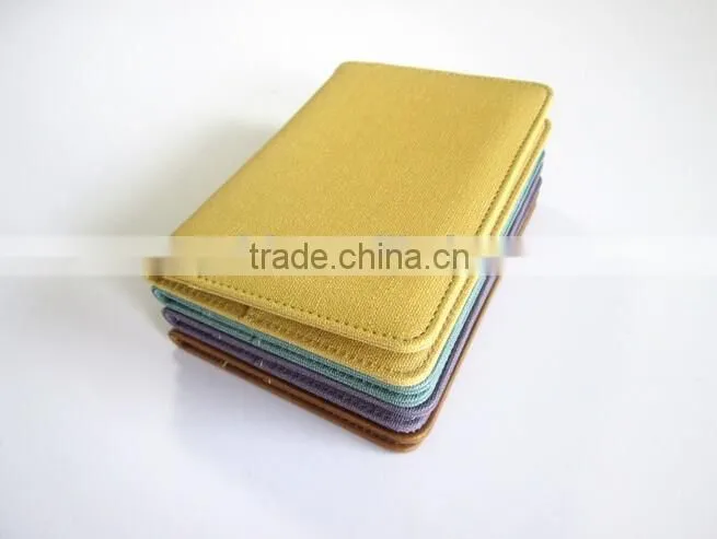 Fashion Leather Passport Holder PU Passport Wallet Leather Passport Case