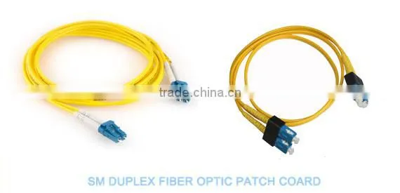 3m LC-LC OM3 MM duplex in green color fiber optic patch cord