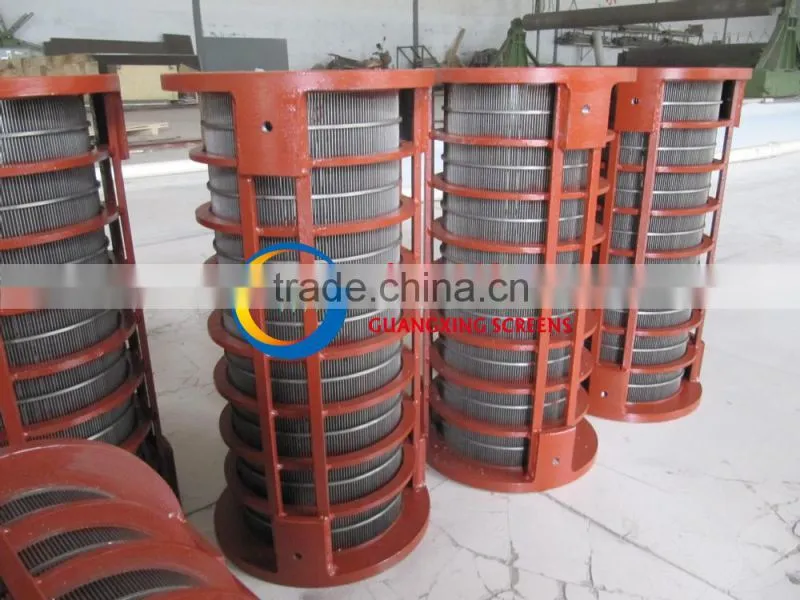 Screw press screen