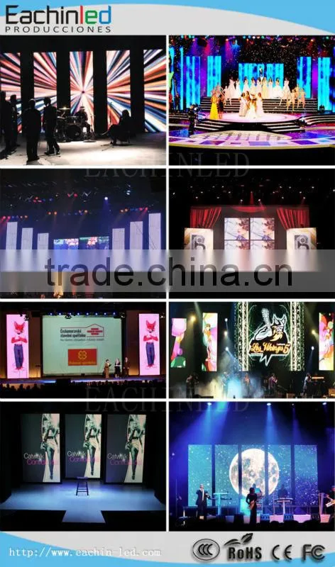 Die Cast Aluminum P6 Indoor LED video display For Rental ! Hanging Systerm