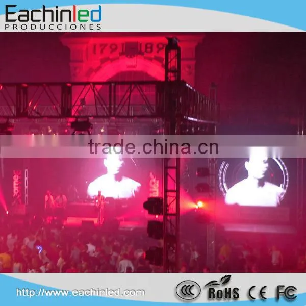 Die-cast aluminum cabinet small pixel pitch led screens / led video panel p4