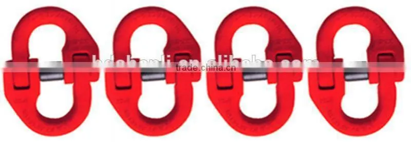 drop forged hardware alloy steel/carbon steel lifting hoist 80G German type connecting link