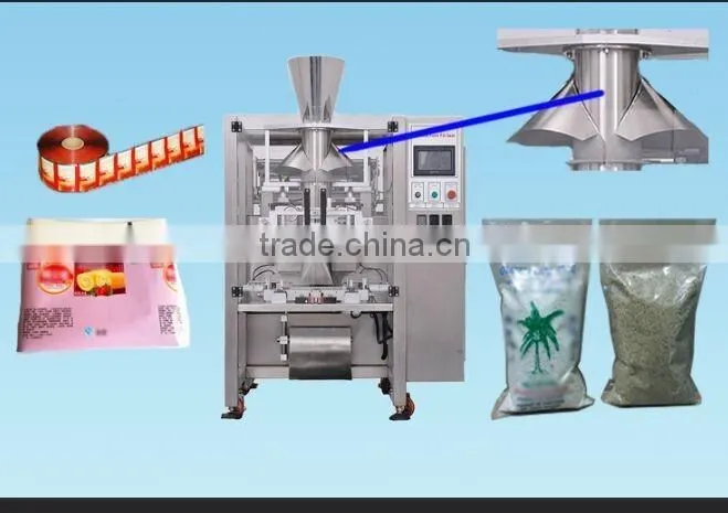 Multi-function automatic vertical form fill seal packing machine for powder or flour