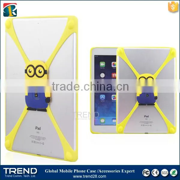 universal silicon bumper cover for mobile phone with stand