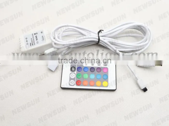 China manufacture good quality 4x 120mm 42pcs 5050SMD LED RGB car angel eyes light geadlight halo ring remote control