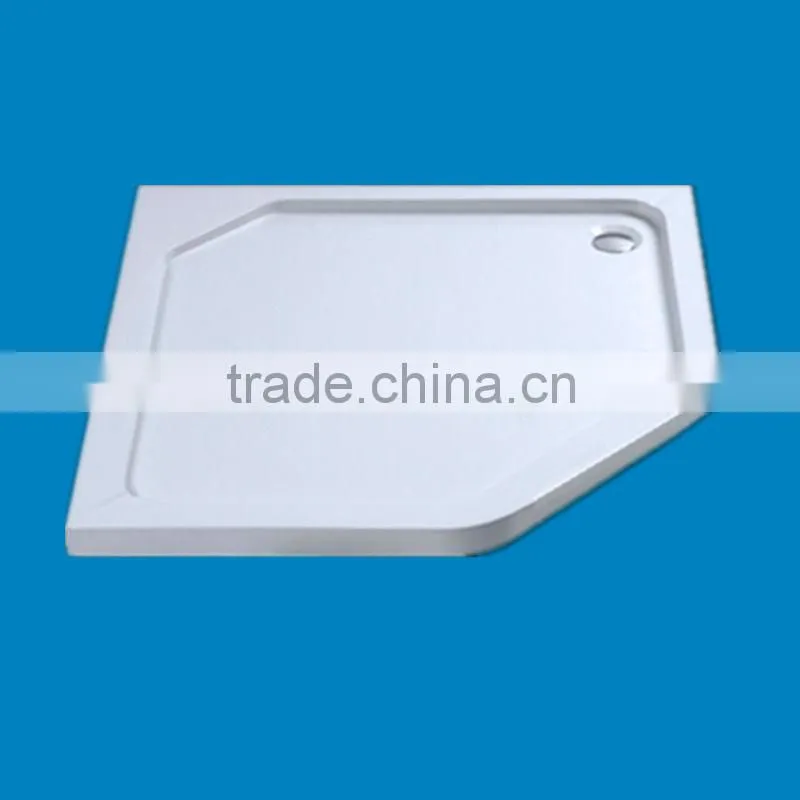 round solid surface shower tray