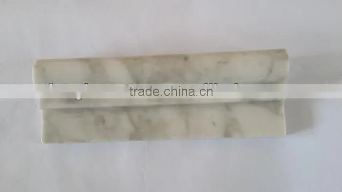 Bianco carrara ogee 2 chair-rail frame moulding