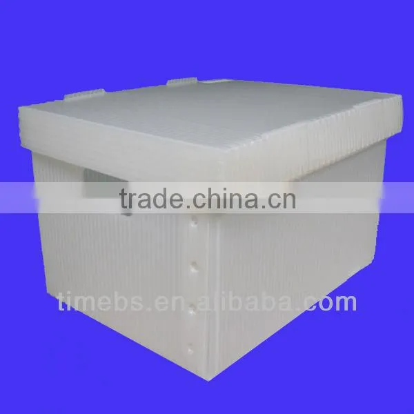 PP corrugated plastic boxes with lids