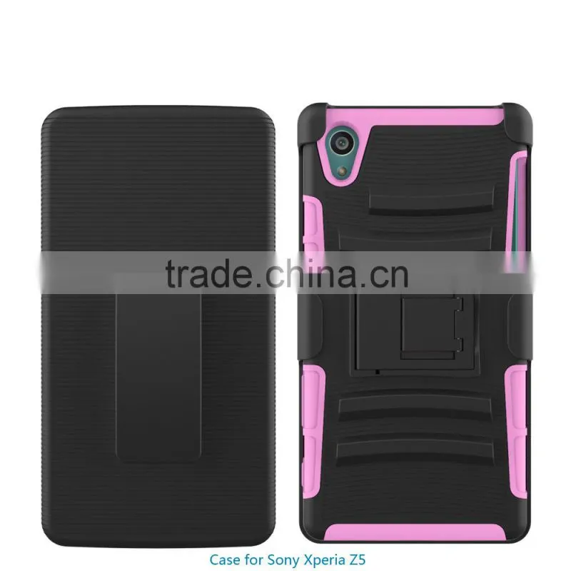 New arrival PC Silicone hybrid slim armor case moblie phone case for sony xperia z5 china price