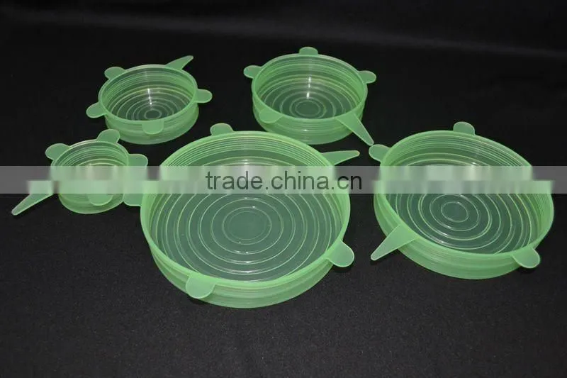 Silicone Covers Keep Food Fresh Safety Used In Microwave