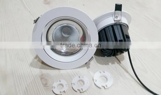 factory direct wholesale new design recessed 15w cob led downlight