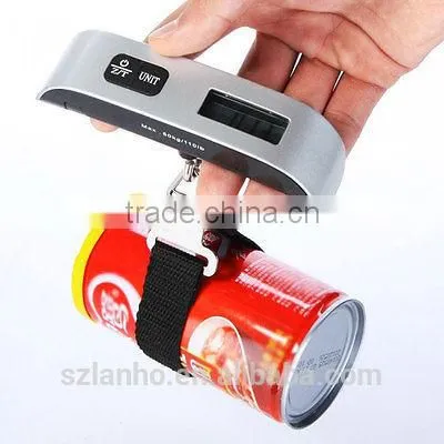 10g/50Kg 110Lb*0.02Lb Electronic Digital Portable Luggage Hanging Weight Scale