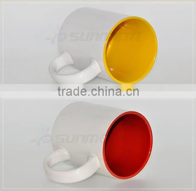 A grade sunmeta directly ceramic 11oz blank sublimation color mug