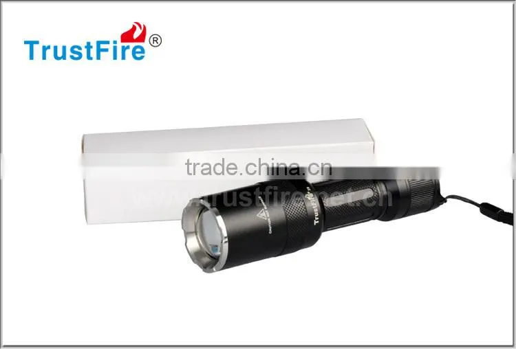 Hot sale TrustFire Z6 police zoomable cree led with 1*CREE XM-L 2 led 1600lumen 300 meters beam range