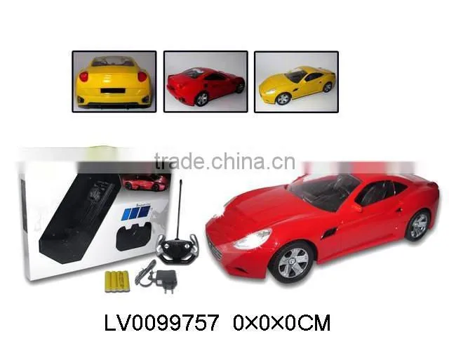 plastic 1:24 scale 4 channel rc police car toys