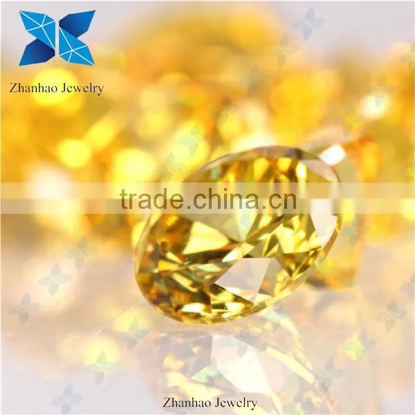 Round shape top sale star cut rough synthetic CZ stone