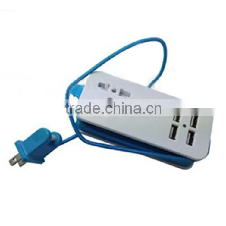 2015 hot new compactable 5V 4.2A 4 ports universal wall socket usb charger