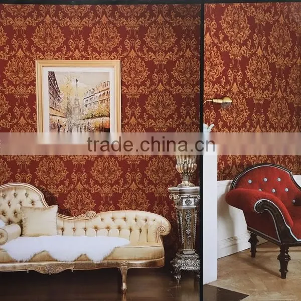 Top quality nice design vinyl wallpaper factory price