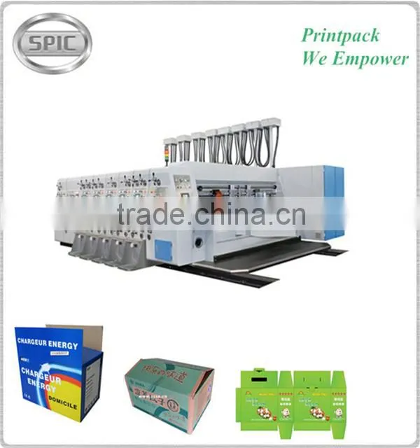 Automatic printing slotting machine for corrugated carton
