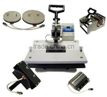Hot selling Sublimation Multifunctional combo heat press machine 8 in 1