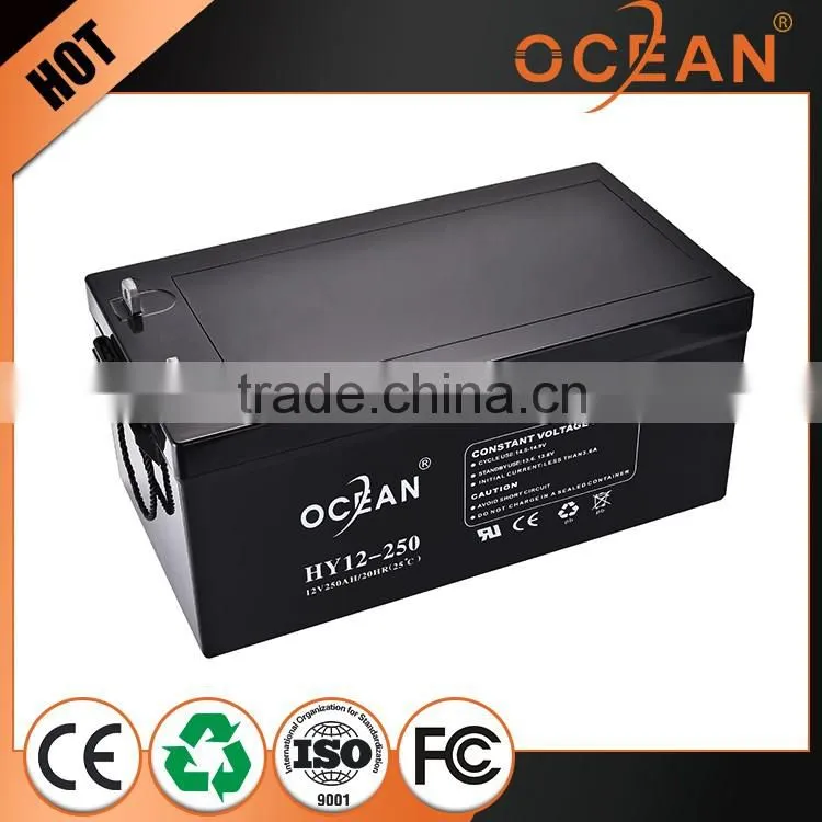 250ah wholesale 12V imported good deep cycle battery 12v