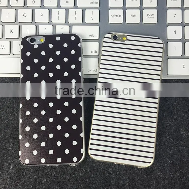 case cover for iphone 6s, scratch resistant phone case, polka dot phone case