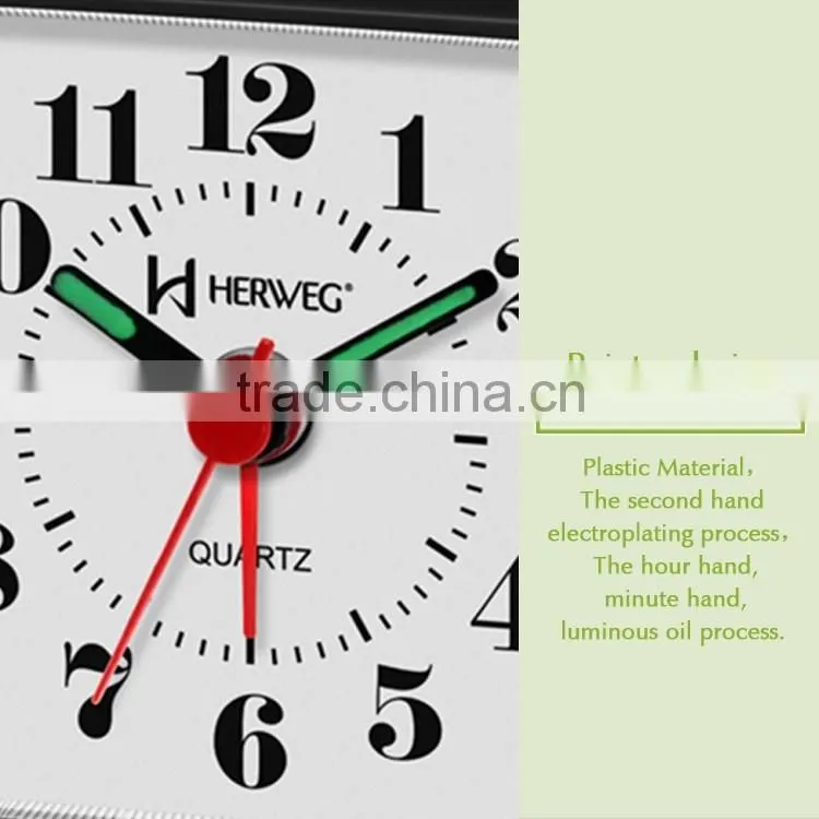 hot sale mini travel alarm clock over the world