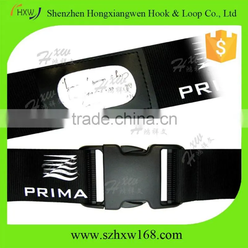 Cheap Promotional Gift Suitcase Belt With Tag