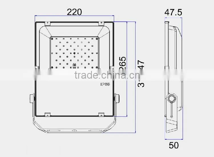 Factory Directly Provide Dmx Rgb Outdoor Led Flood Light 50W