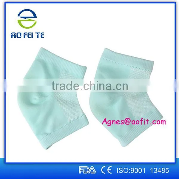 2016 New Products SPA heel socks foot and leg spa detox foot spa heel moistured gel socks health care product for foot care