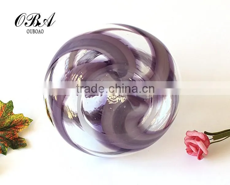 Creative European Style Small Clear Glass Vase / Murano Hand Blown Art Glass Vase For Wedding Centerpieces