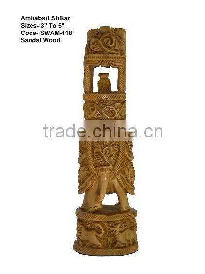 elephant wood carving sculpture