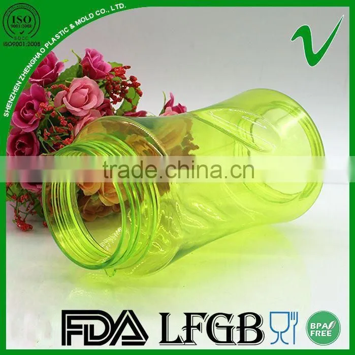 Tritan cylinder infuser water plastic PCTG drink bottle for wholesale