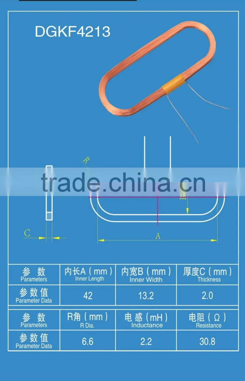 professional manufacturer air coil copper enameled wire coils customize