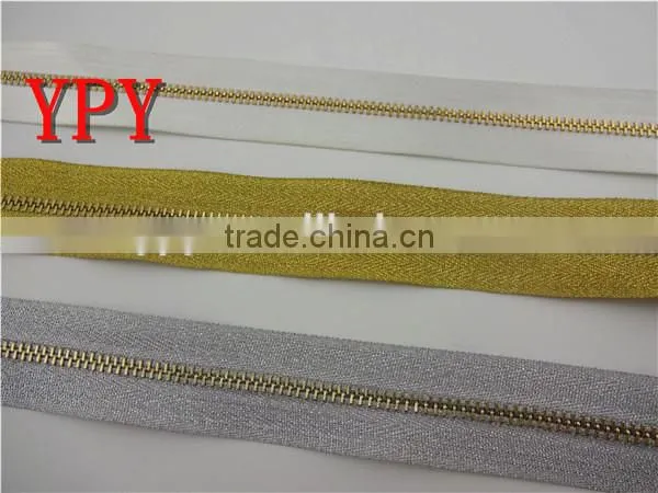 hot sell zipper manufacturer metal satin zipper for women closthes