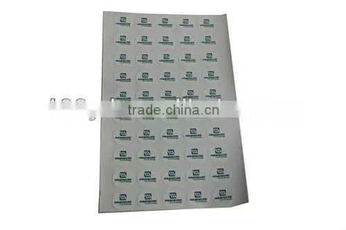 2016 Wholesale Cheap Custom Printing PVC Sticker Paper Sticker Label A4 Stickers