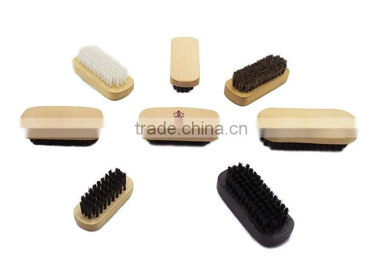 Woodcarving wooden horse hair shoe polish brush
