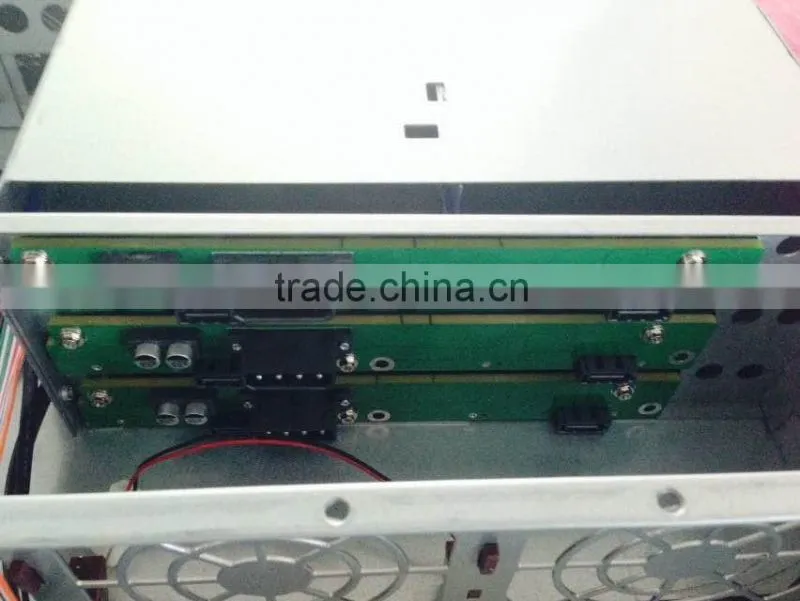 2U rack type hot-swap 6 bays server case hot-sale in Korea