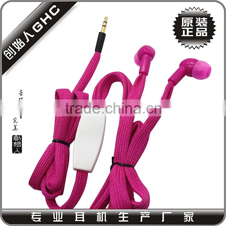 braided cable earphone with super bass sound quality free samples offered