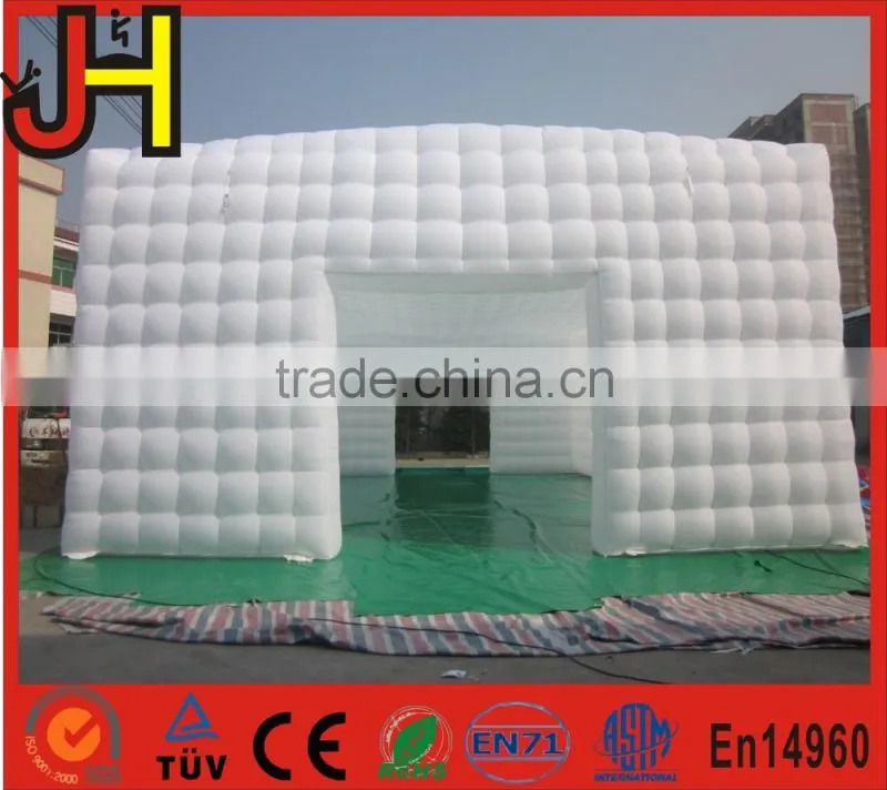 Best PVC tarpaulin inflatable cube party tent/Inflatable cube wedding tent